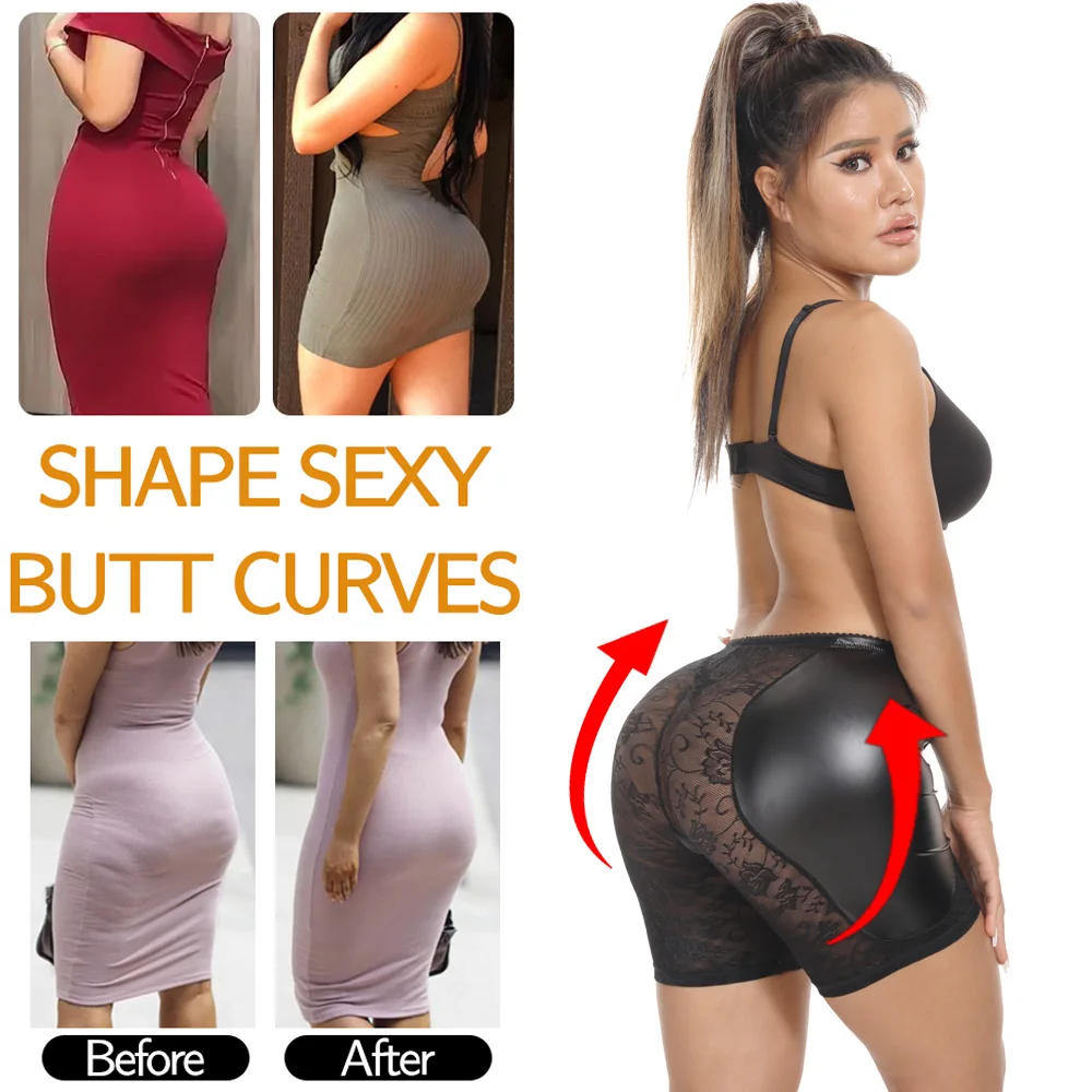 NINGMI Women Butt Lifter Shaper Panties Plus Size Hip Enhancer Shapewear Underwear Seamless Body Shaper Panties