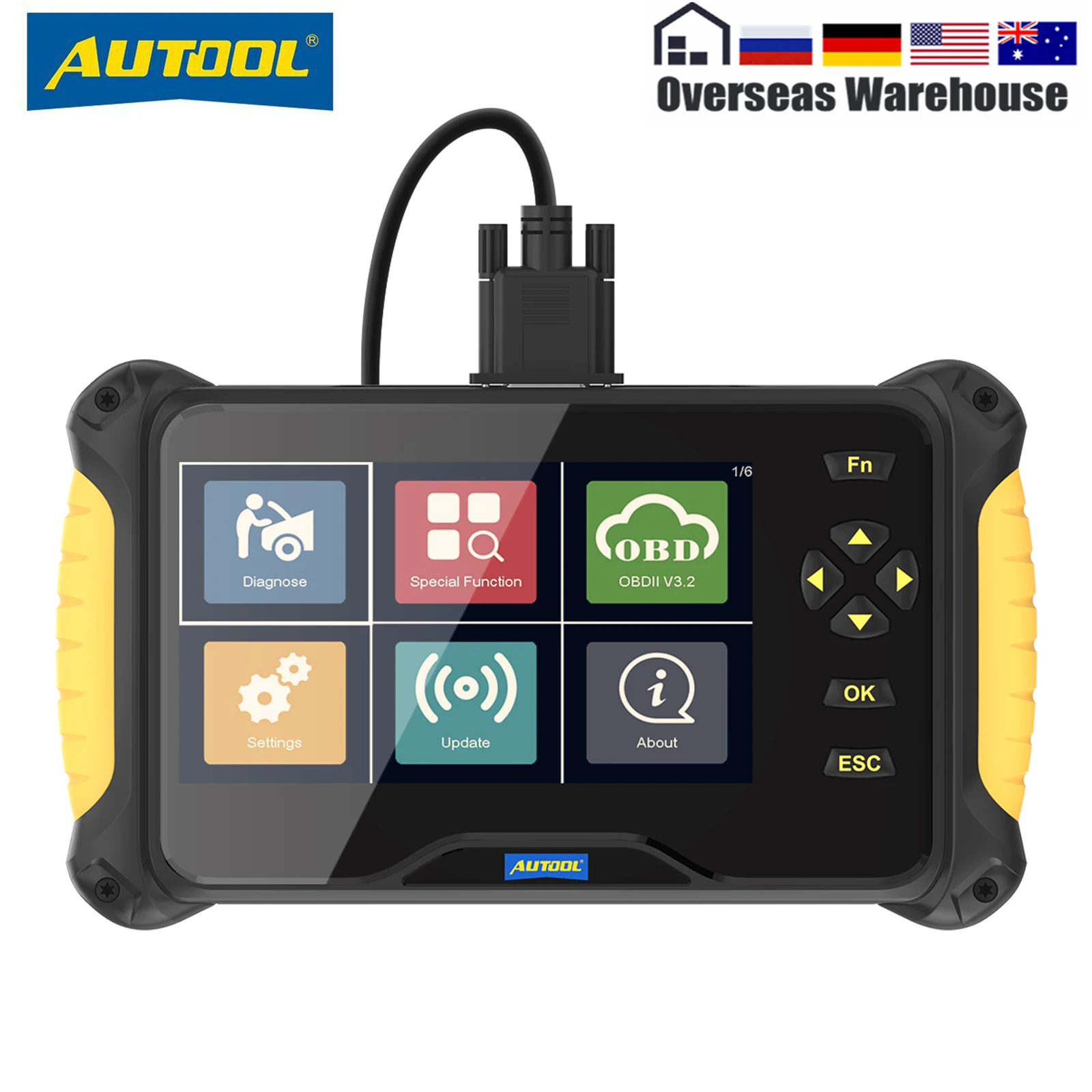 	AUTOOL CS603 Car OBD2 Diagnost	