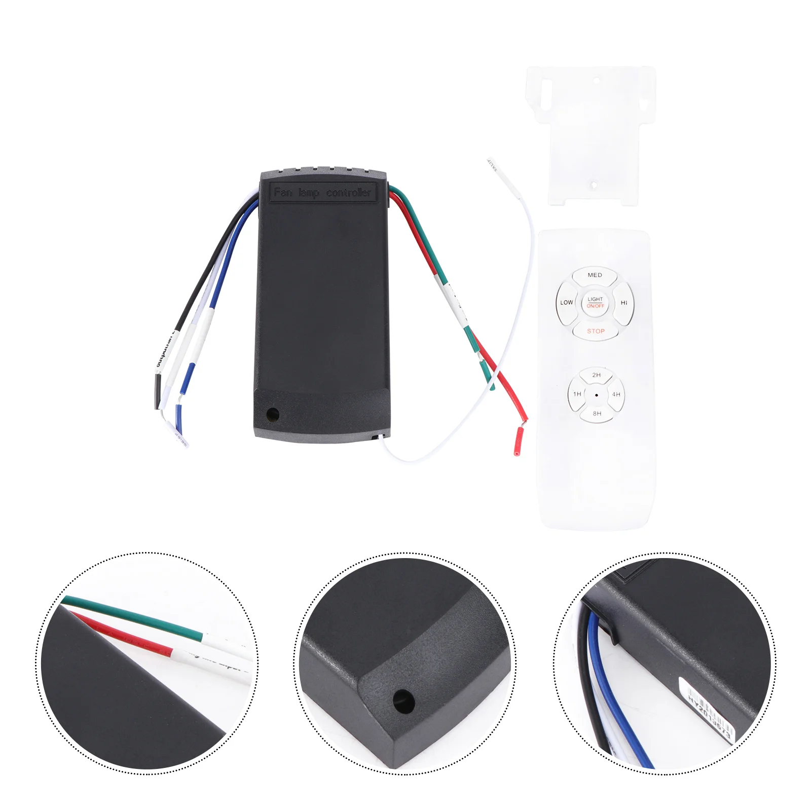 

1 Set Fan Light Controller Wind Speed Wireless Timing Durable Receiver for Fan Light Home