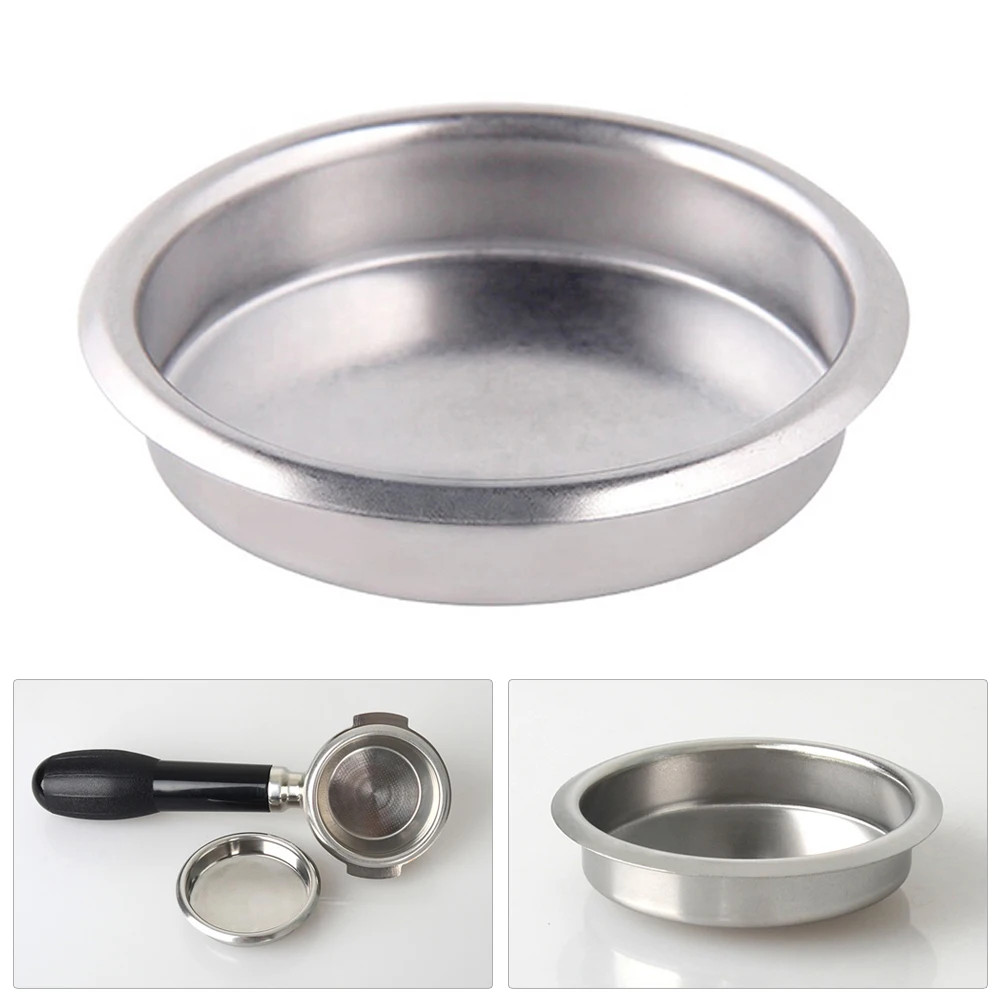 

Аксессуары для темного фильтра кофемашины, сменная корзина из нержавеющей стали для приготовления эспрессо со сзади