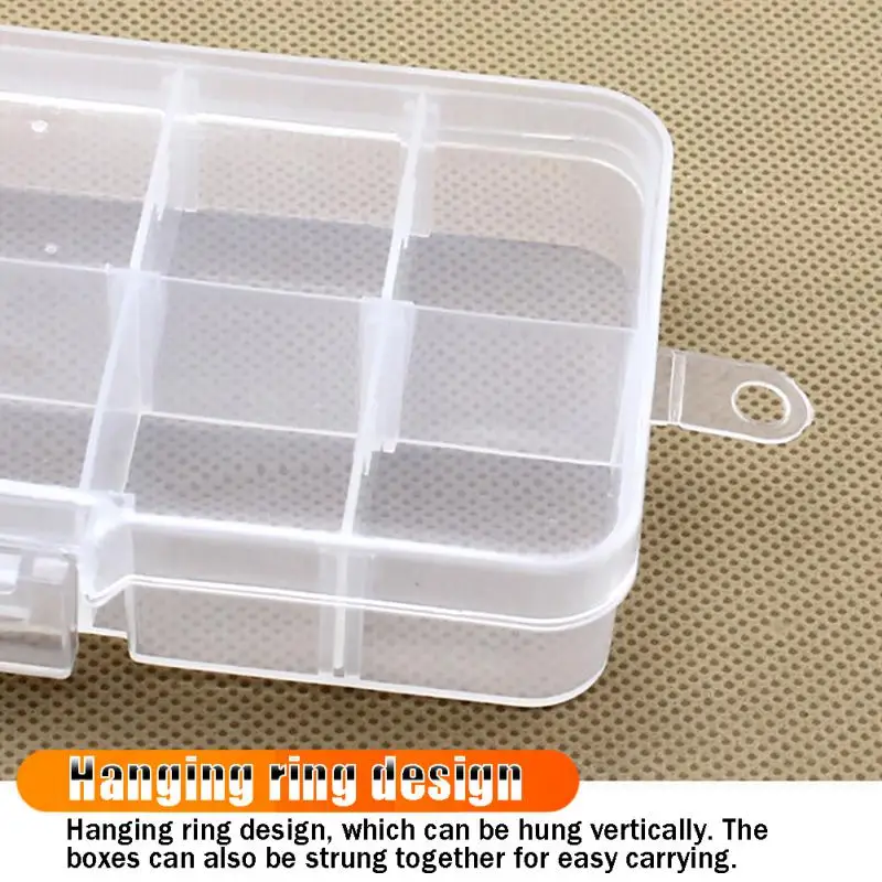 10 ячеек 7 цветов на выбор регулируемые ювелирные украшения бусины таблетки