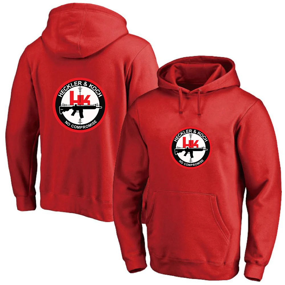 2024 мужской Hk Heckler Koch без компромиссов однотонный пуловер в стиле весна-осень