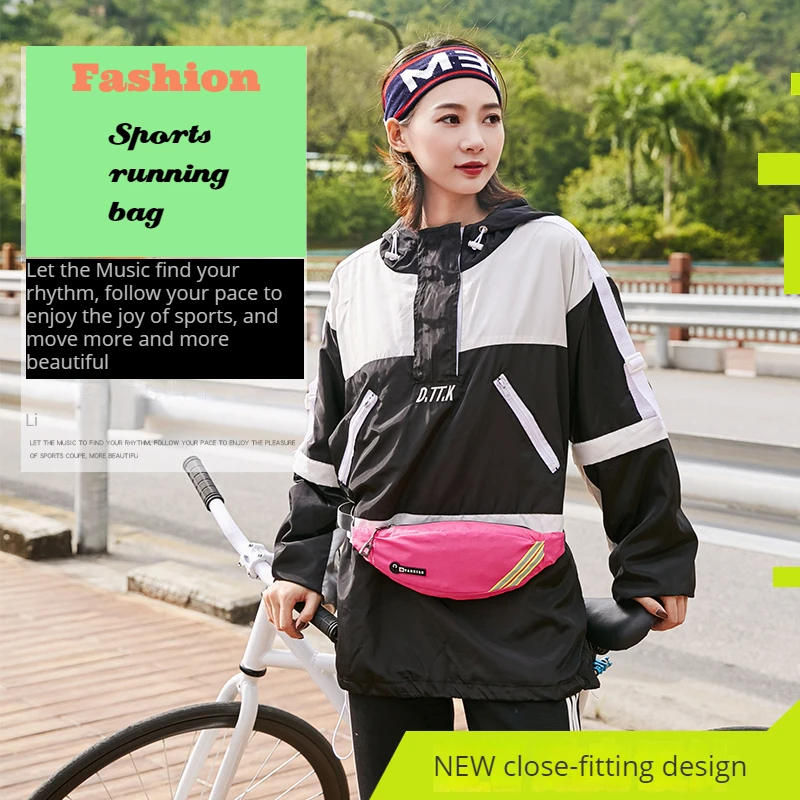 Running Bag Women Fanny Pack Multifunction Fanny Pack Cell Phone Belt Bag Shoulder Cross Bag Wallet For Men Chest Pack Waist Hip