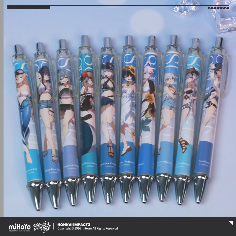

Шариковая ручка с рисунком аниме Honkai Impact 3, летняя серия