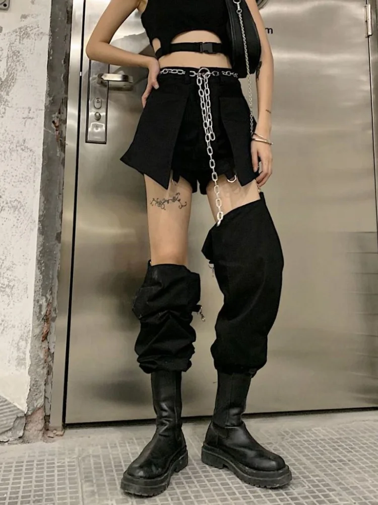 Модные дизайнерские женские свободные джинсы с вырезами Новинка лета 2024 уличные