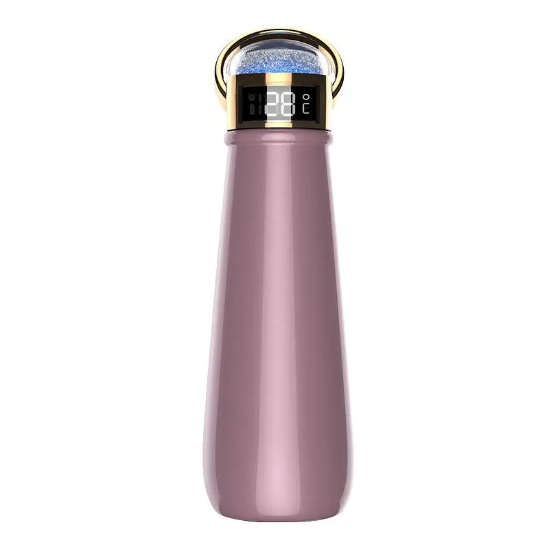 

420ml Water Bottle Smart Thermos Cup Stainless Steel Temperature Display Travel Cup For Cycling Gym Office Business Gift