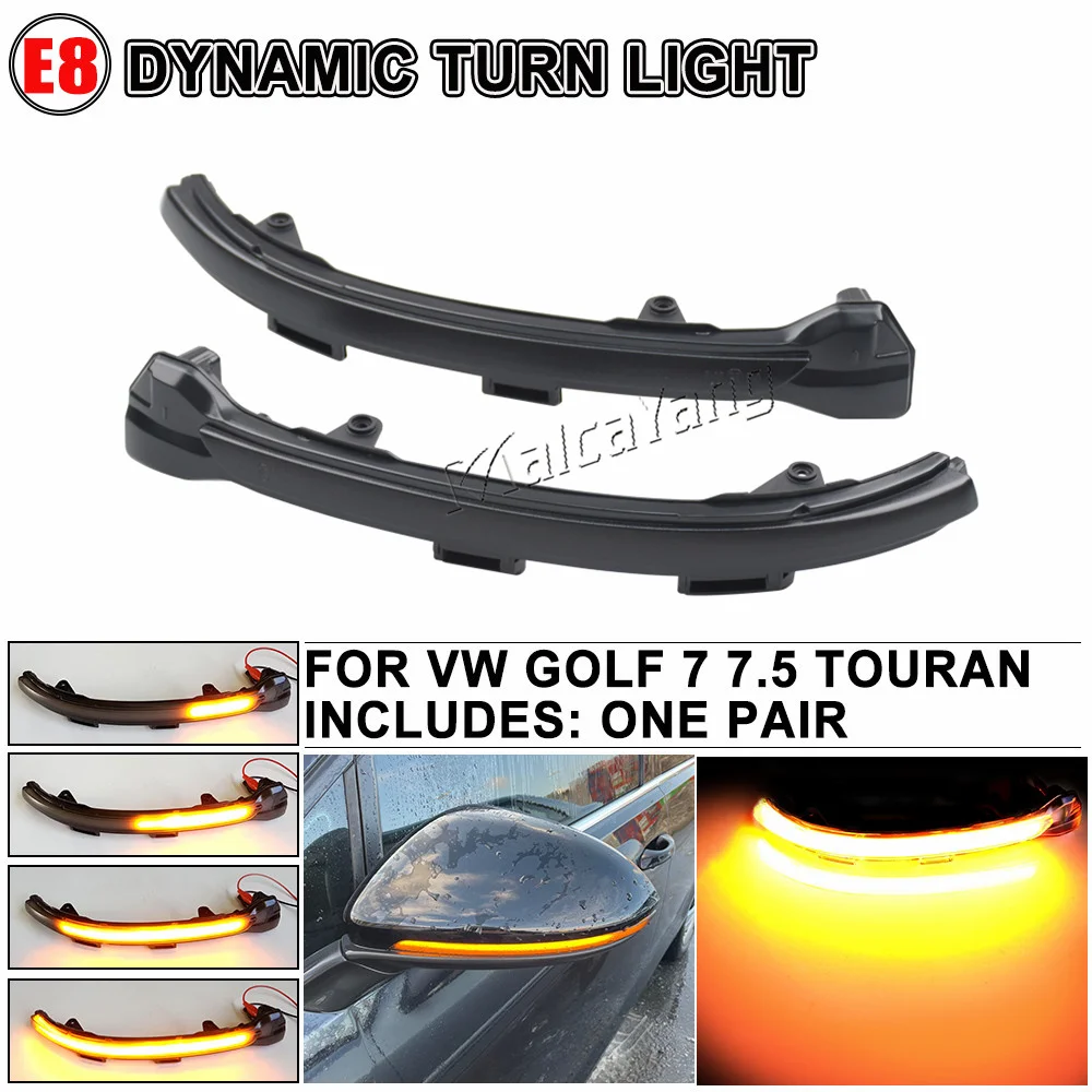 

Динамические Указатели Поворота Для VW Golf 7 VII MK7.5 JETTA MK7 Touran: Последовательные Светодиодные Индикаторы В Зеркалах