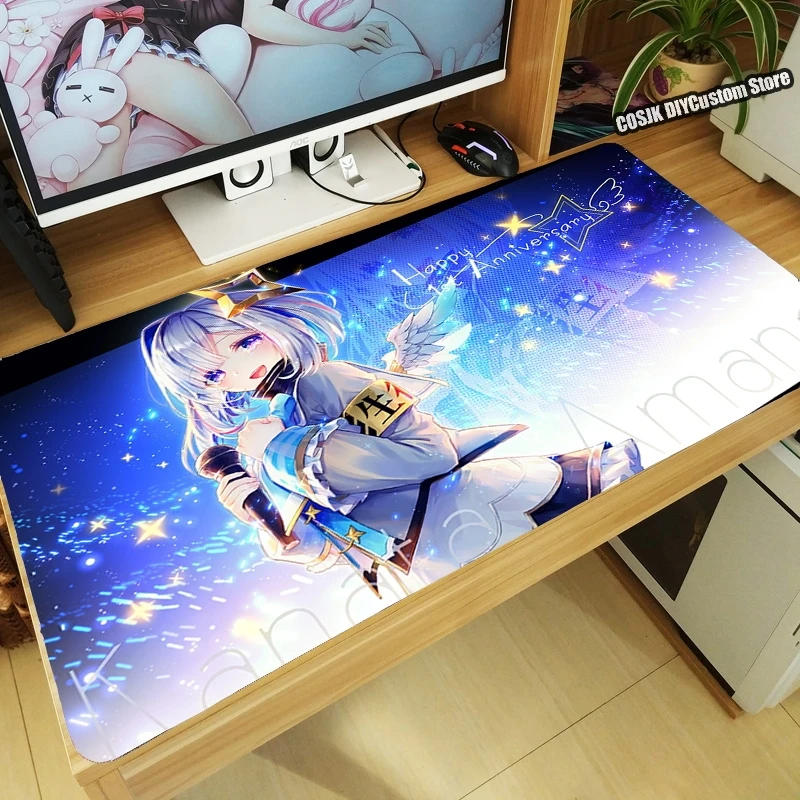 

Популярный аниме меч искусство онлайн Yuuki Asuna Kirigaya Kazuto коврик для мыши большой Настольный коврик для клавиатуры компьютерный Коврик Для Мыш...