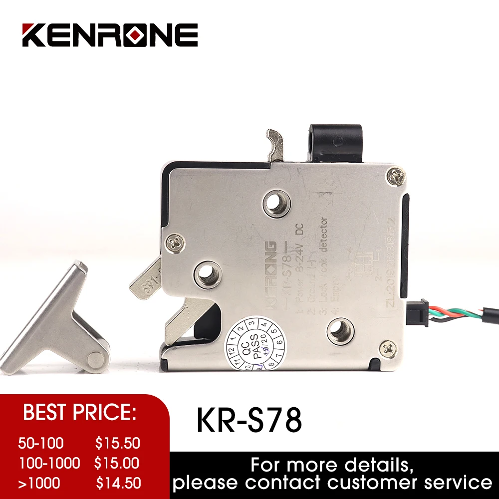 

Электромеханический Замок KENRONE, 12 В/24 В постоянного тока, с толстым корпусом, с сильным упорным усилием для большого шкафа экспресс