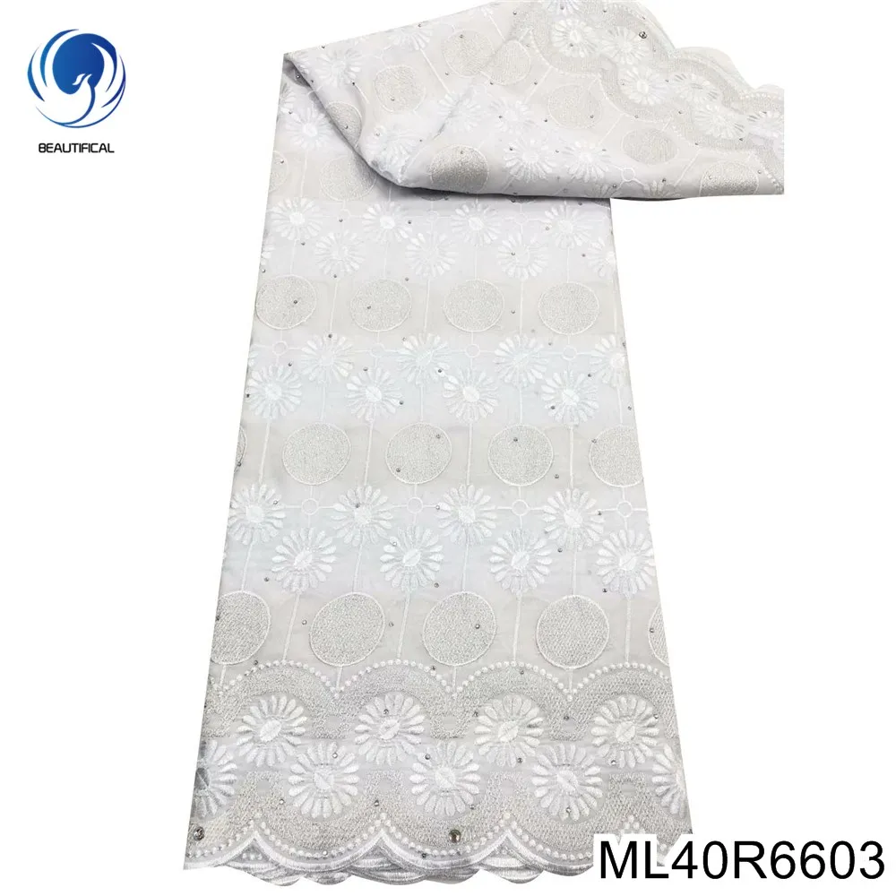 

2023 French Fabric Sewn Lace Hot Water Soluble Nigerian High Quality Party Dress Flowers Bestway ML40R66