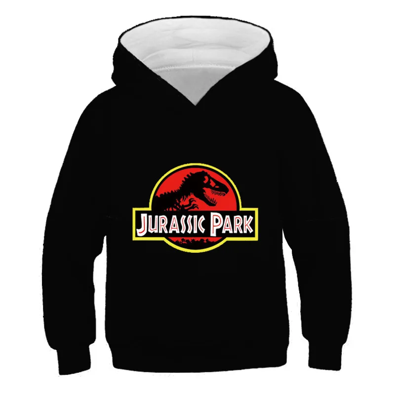 

Boys 2022 Top Long Sleeve Jurassic World Hoodies Children Boy Girl Clothing Print Cartoon Child Dinosaur Fashion Sweatshirt