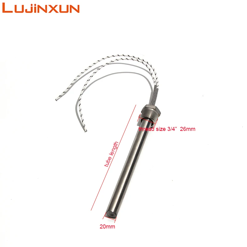 LUJINXUN 12 В 24 36 48 картриджный нагреватель 3/4 &quot26 мм резьба погружной элемент