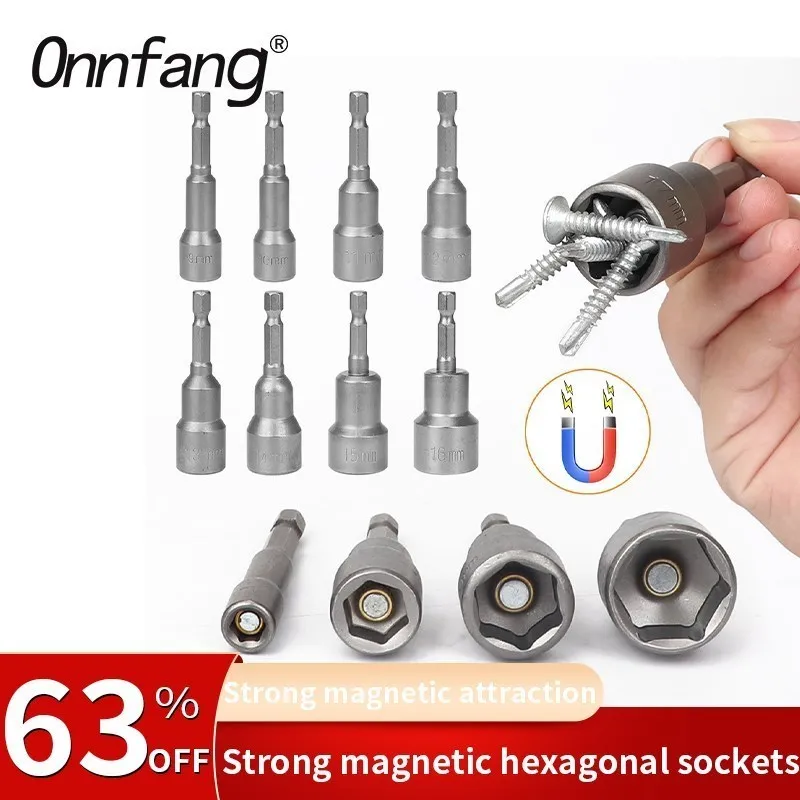 

3/1 шт., шестигранные втулки для электроинструмента, 6-19 мм