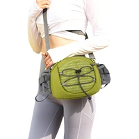camping fanny pack fanny pack with water bottle holder outdoor waterproof waist bag for men women running hiking travel biking