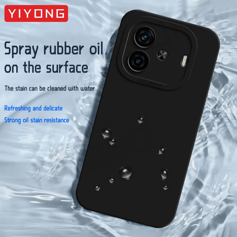 Чехол для iQOO Z9 Turbo YIYONG Silky Feel Liquid Silicone Soft Cover для VIVO iQOO Z9 Turbo Plus Turbo + чехлы для глобальных телефонов (art.: 3920cffbb8966) - 3920cffbb8966