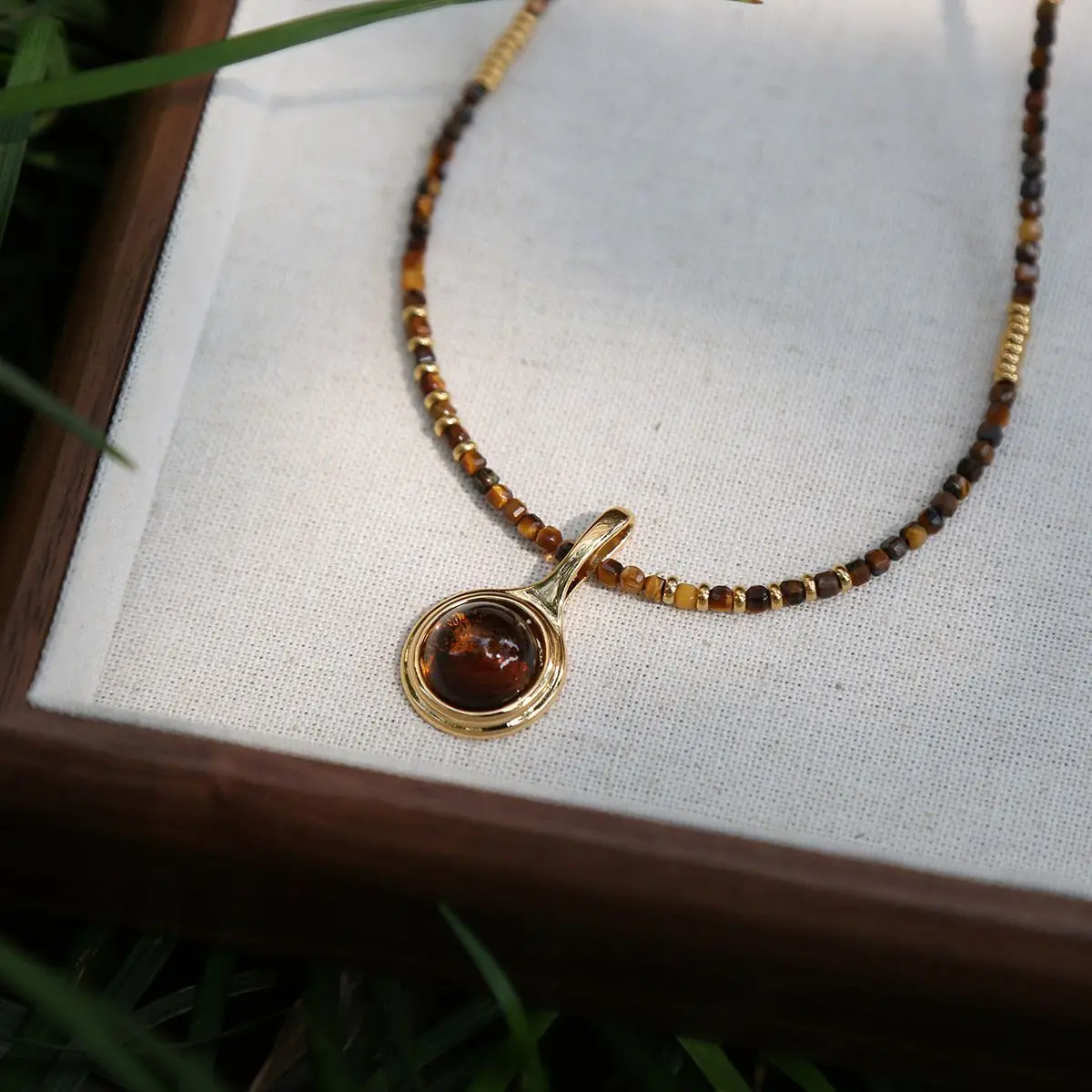 Легкие роскошные модели ручной работы из натурального камня ожерелье бисера