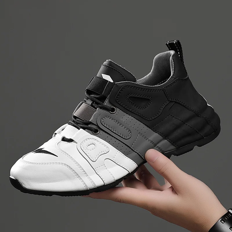 

Мужские замшевые кроссовки из натуральной кожи, красные спортивные кроссовки в Корейском стиле, новинка осенне-зимнего сезона 2023