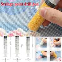 5d diy syringe point drill pen diamond painting tool full round square moasic rhinestones diamond embroidery sewing accessories