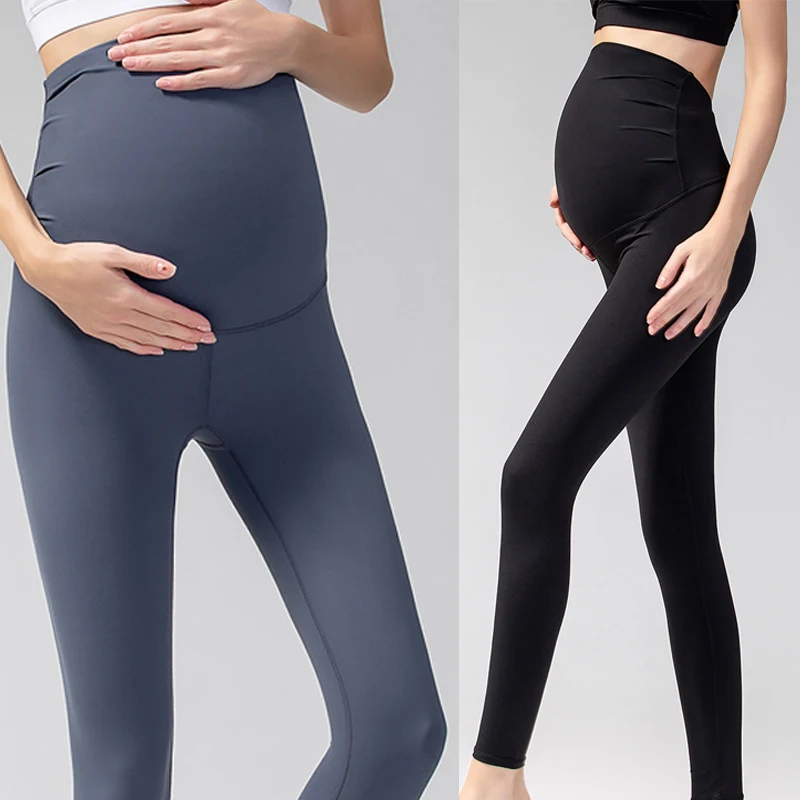 

Одежда для беременных и мам Женские Штаны Для Йоги для беременных с карманами штаны для тренировок с высокой талией для женщин леггинсы