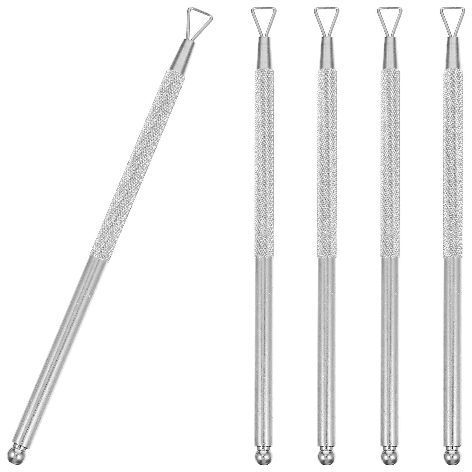 

Nail Cuticle Remover Pusher Polish Tool Scraper Manicure Peeler Tickets Lottery Off Scratch Practical Dip Tools Pedicure Steel