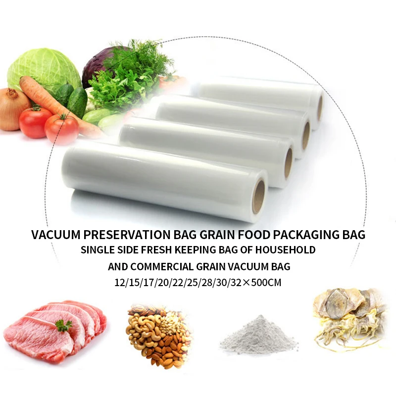 

Kitchen Vacuum Sealer Bags Reusable Rolls Fresh-keeping Food Saver Storage Bag Fresh-keeping Bag Kitchen Storage