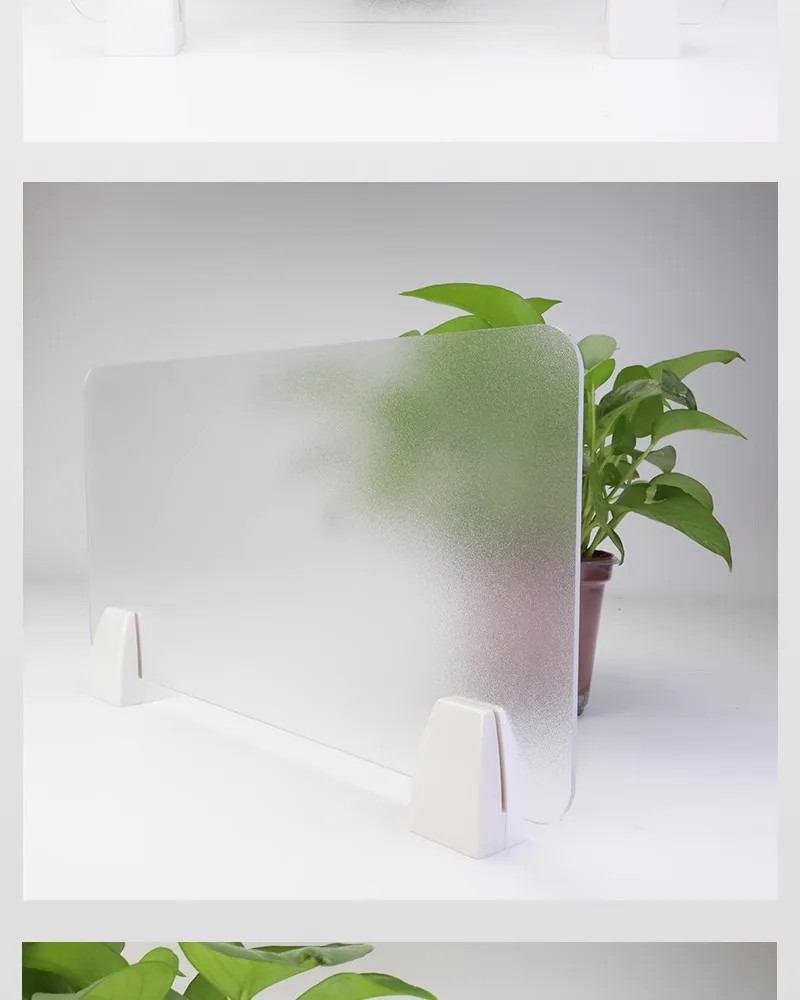 Перегородка для рабочего стола матовая прозрачная перегородка размера