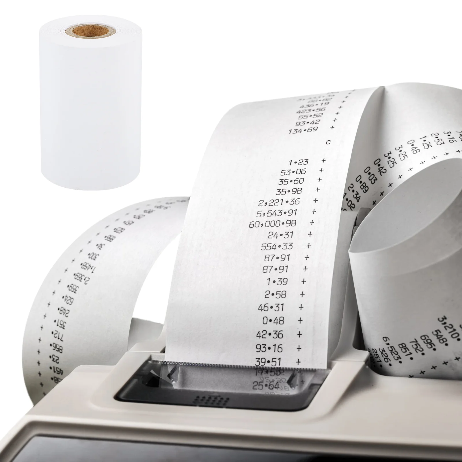 

10 Rolls Thermal Label Receipt Paper Papers Cash Register Blank Multipurpose Printing White