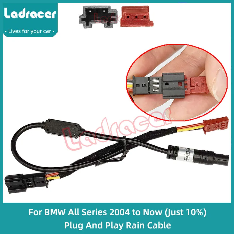 Ladracer ECBM01 Plug And Play Rain Sensor Cable For BMW X1 X3 X4 X5 X6 X7 X8 Z4 M3 M4 M5 M6 M8 I3 1/2/3/4/5/6/7/8 Series Car Dvr