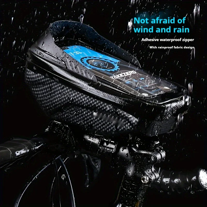 Прочная съемная велосипедная сумка на руль из этиленвинилацетата с твердым