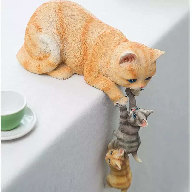 

3 шт., 3D полимерные скульптуры в виде кота, кролика, собаки