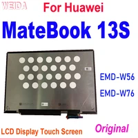 13 4 inch original lcd for huawei matebook 13s lcd emd w56 emd w76 lcd display touch screen digitizer assembly tools 2520x1600