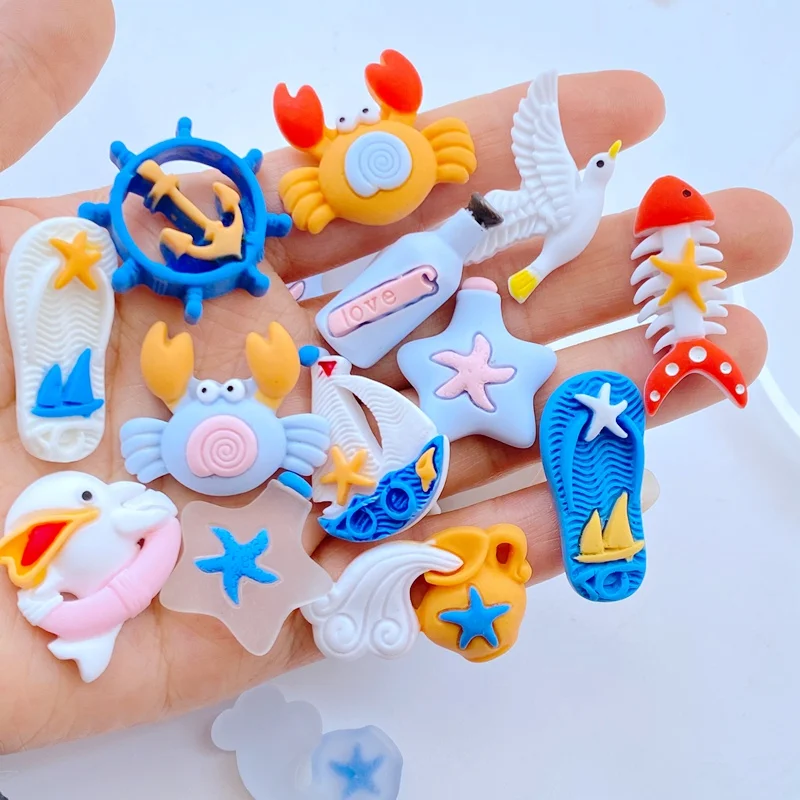 

Дельфин кабошоны из смолы для скрапбукинга