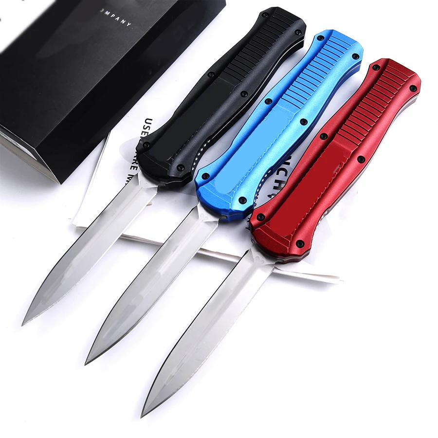 

BM3300 MT Knife OTF Camping Hunting Knives Outdoor Self Defense EDC Tool Survival Folding Automatic D2 Steel Pocket Blade