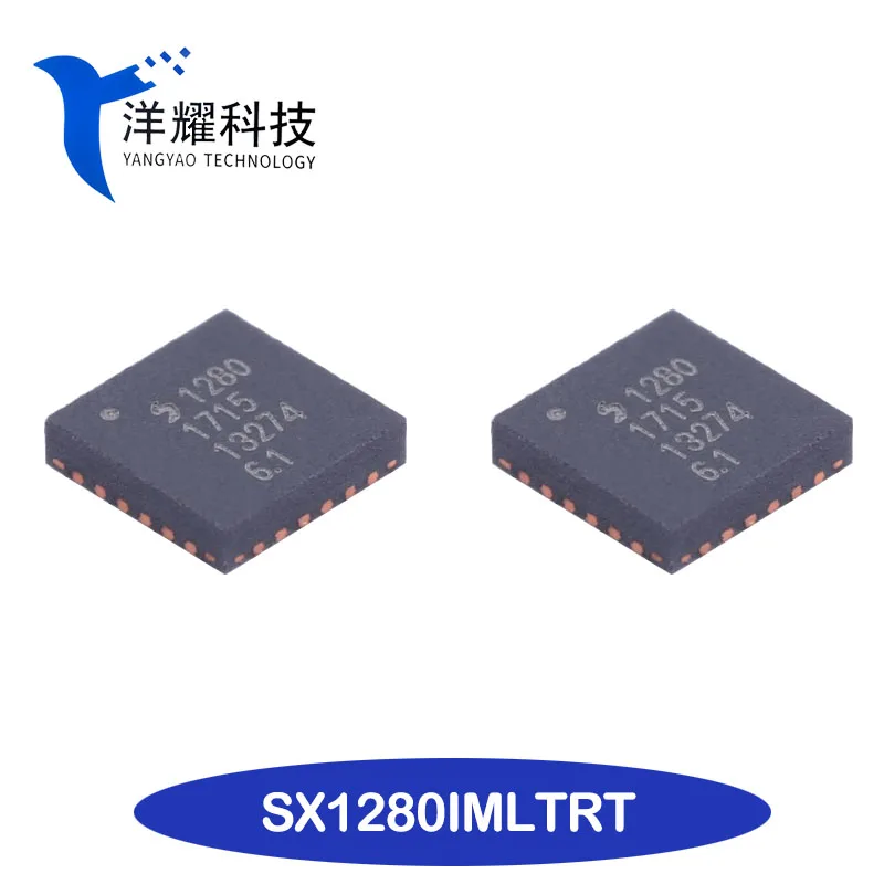 Новый оригинальный SX1280IMLTRT SX12801280 RF чип трансивера 2,4 GHZ QFN24