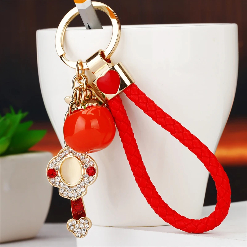 Хорошая хурма плетеная веревка автомобильный брелок подарочная сумка для