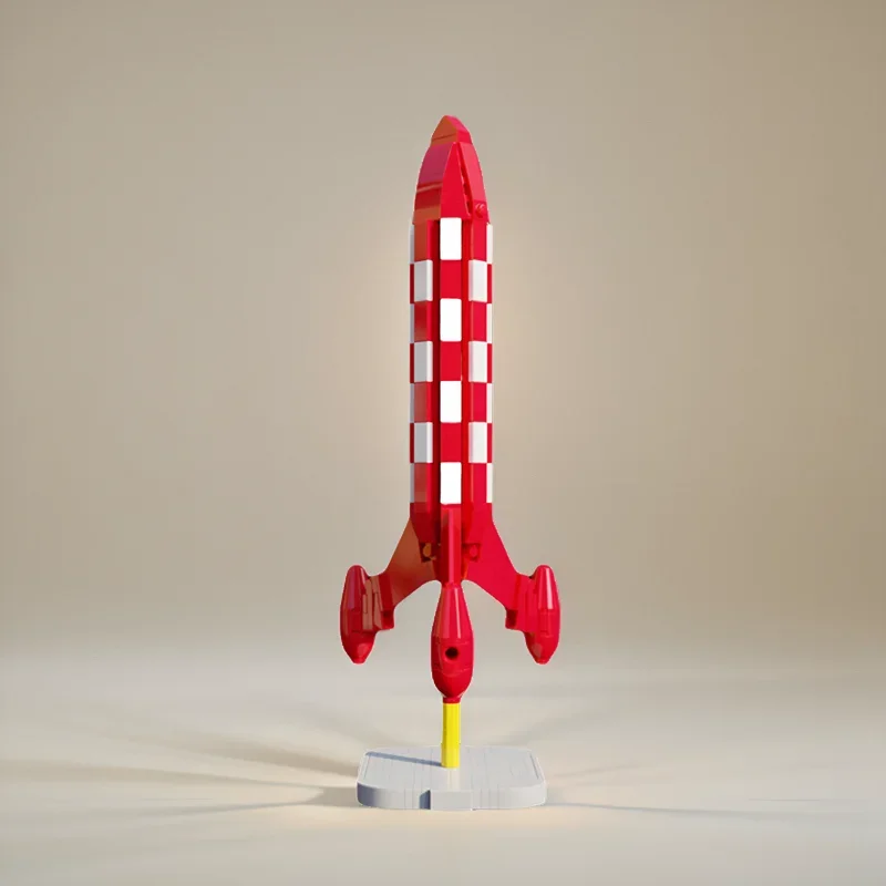 Луна ракета строительные блоки набор Мультяшные приключения путешествие космос