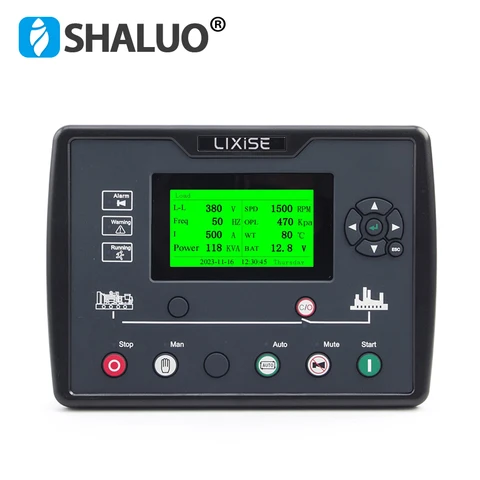 Новый контроллер дизельного генератора LXC6210 LXC6220 LIXiSE, модуль управления автозапуском AMF, USB-интерфейс, детали генератора, печатная плата