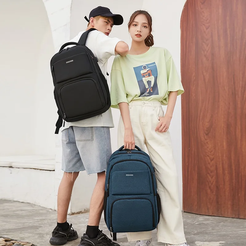 Junior High School Students Simple Backpacks Men Women Business Commuting Leisure Schoolbags High-capacity Computer Backpack Hot