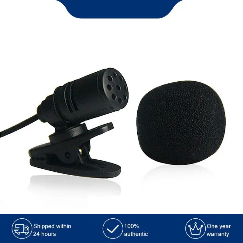 

Universal Portable 3.5mm Mini Microphone Earphone Lapel Lavalier Clip Microphone Teaching Conference For Phone Laptop PC