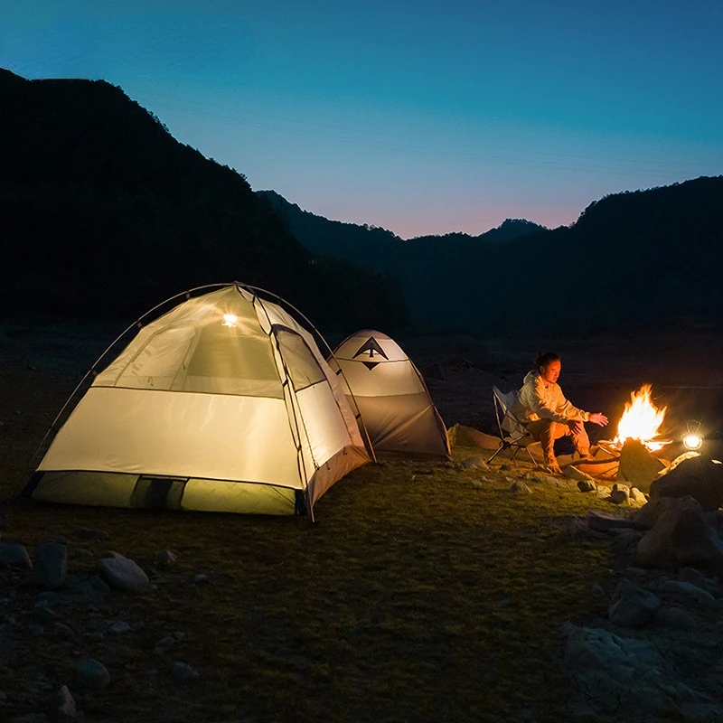 

Tent Outdoor Double Wilderness Camping Professional Simple Solo Hiking Tent Mountaineering Super Light Camping Rain Protection
