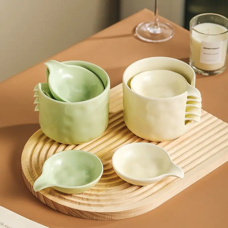 Новинка 2023 кремовый крем блюдо зеленого цвета креативное премиум-класса с