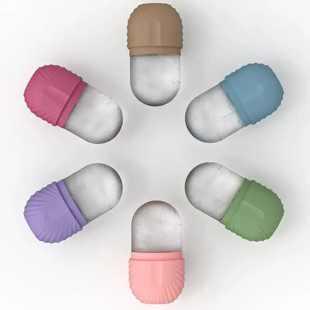 Силиконовый ролик для лица многоразовый герметичный ледяной кубик легкий в