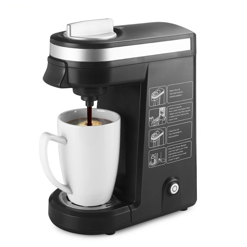 Home Single Cup Instant Capsule Single Serving Coffee Brewer