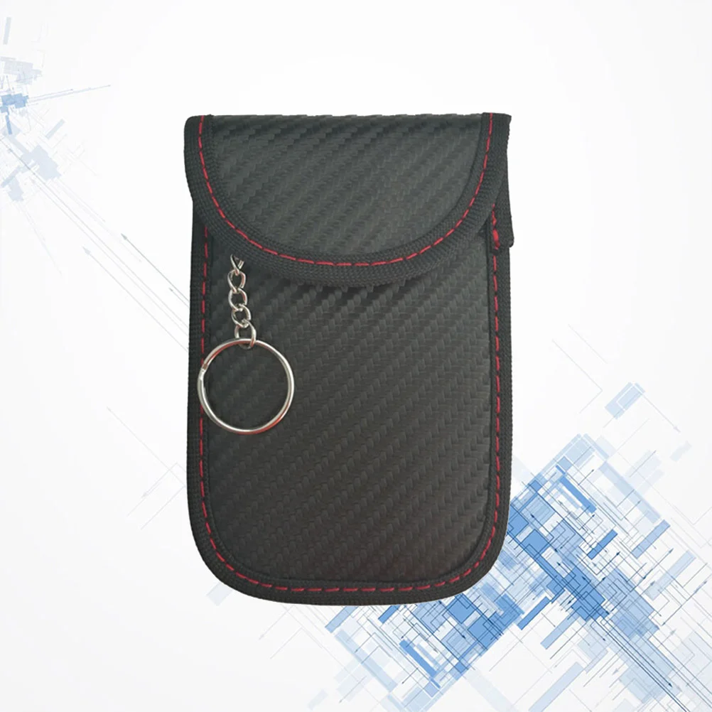 

Car Keys Keychain Blocker Key Wallet Keychain Faraday Key Fob Protector Car Key Case Blocking Bag Key Chain Card holder