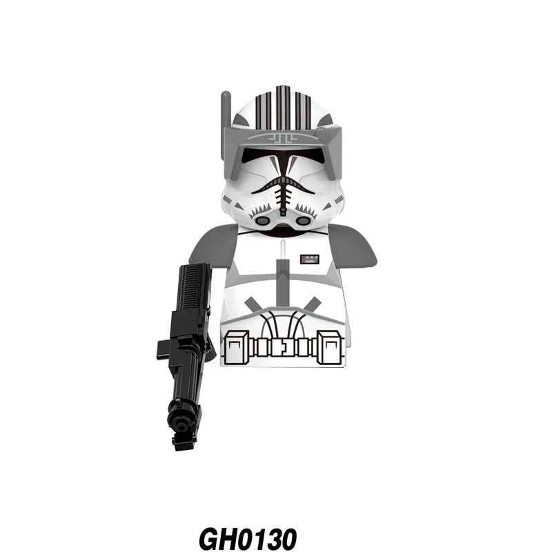 

G0117 солдат-клон мини-фигурка робота, конструктор BricksBB8, маленькие детали, строительные блоки, игрушки, фигурки аниме для мальчиков, мини-фигурки