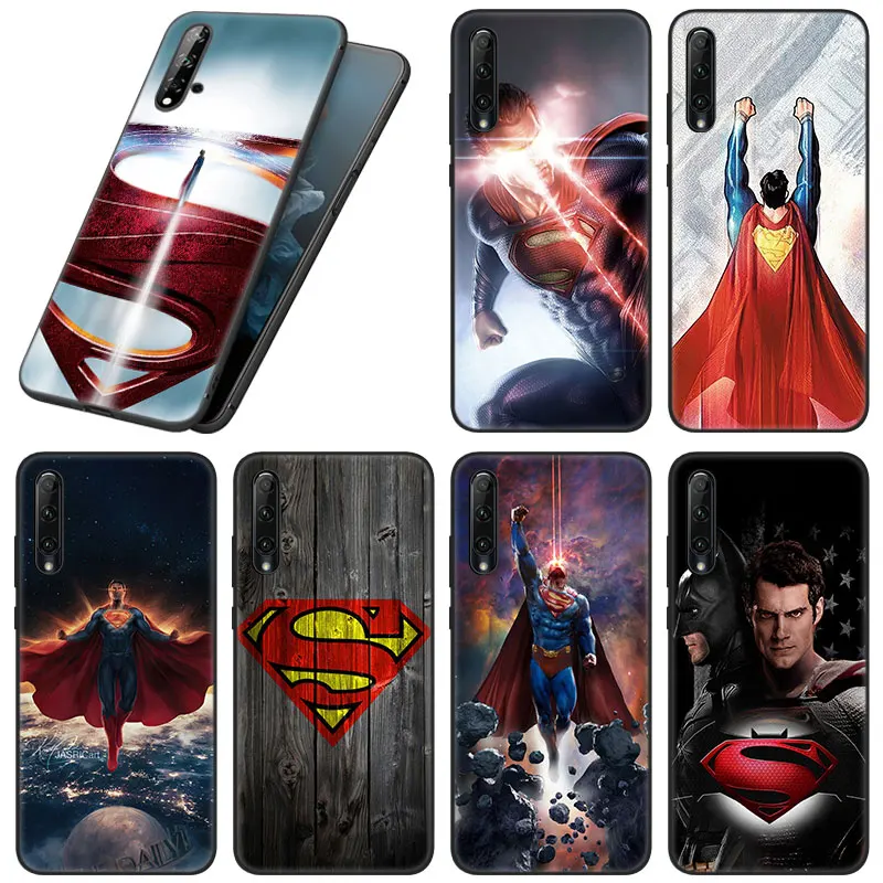 

Hero Superman Phone Case For Huawei Honor 7A 7S 8A 8S 8C 8X 9A 9C 10i 20i 20S 20E 30i 9X Pro 10X Lite Black Soft Cover