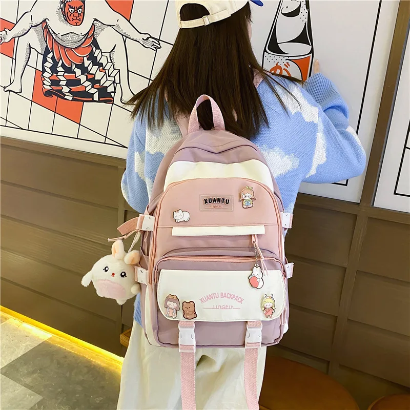 Cute Backpack School Bags for Girls Mochila Travel Backpacks Bookbag for Women School College Students Backpack Durable