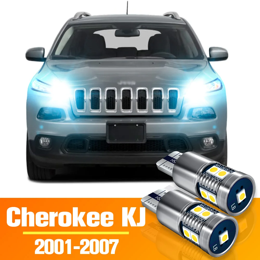 

2pcs LED Parking Light Clearance Bulb Accessories For Jeep Cherokee KJ 2001 2002 2003 2004 2005 2006 2007