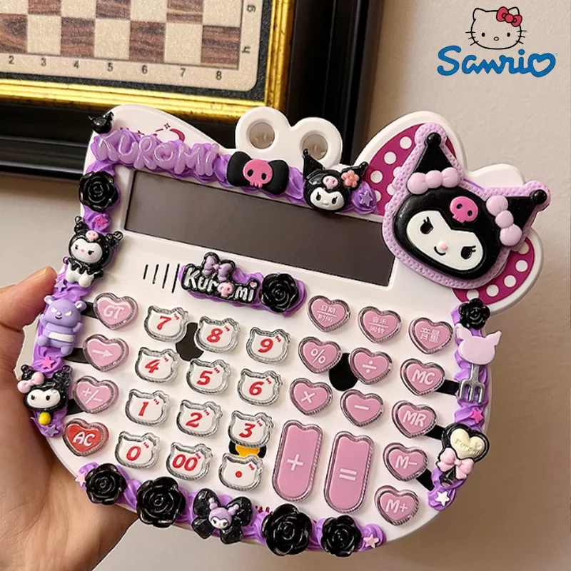 Sanrio анимация Kuromi голосовой калькулятор мультфильм Kawaii студенческий