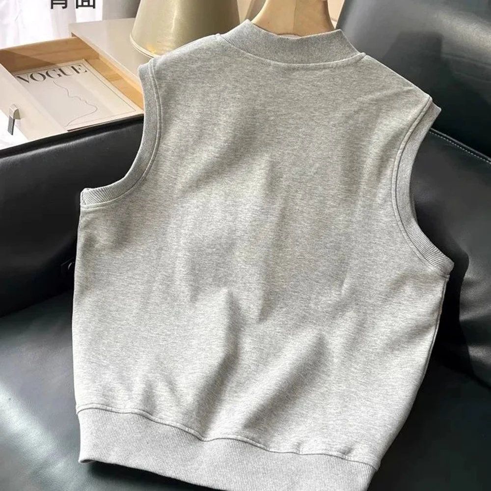 Мужской повседневный Свободный жилет в стиле хип-хоп Y2k большого размера Новая